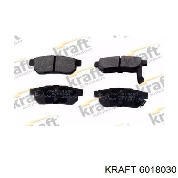 6018030 Kraft колодки тормозные задние дисковые