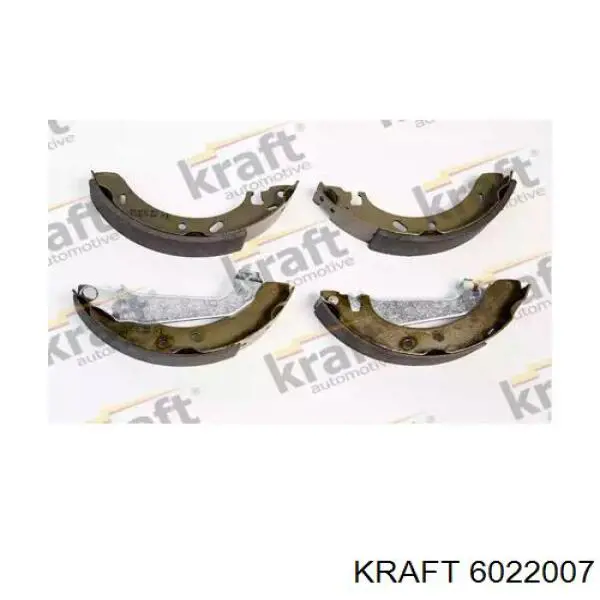 6022007 Kraft колодки тормозные задние барабанные