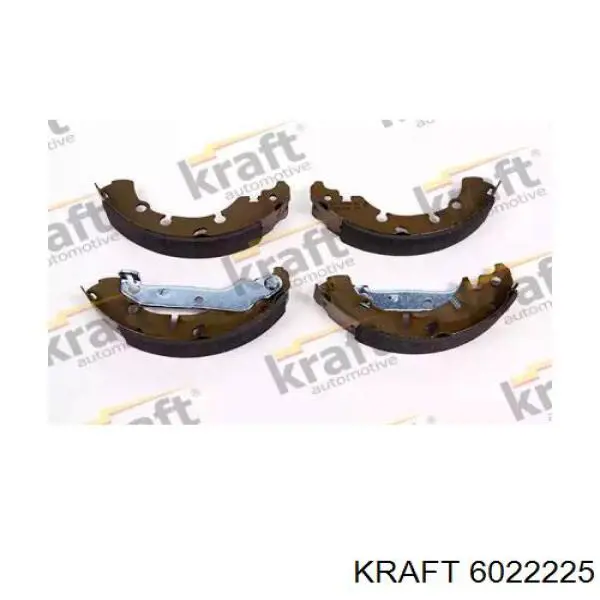 6022225 Kraft колодки тормозные задние барабанные