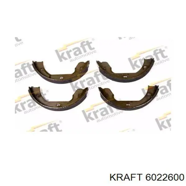 6022600 Kraft колодки ручника (стояночного тормоза)