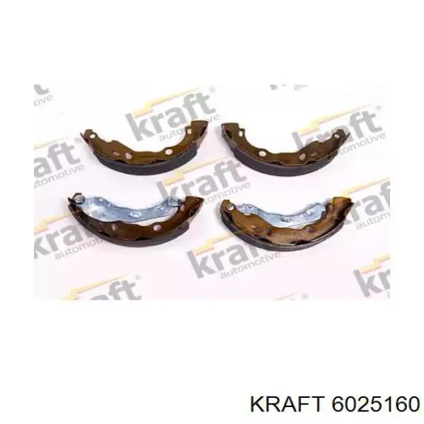 6025160 Kraft задние барабанные колодки