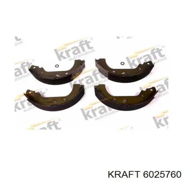 Колодки тормозные задние барабанные KRAFT 6025760