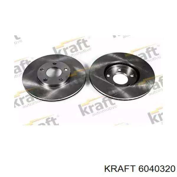 6040320 Kraft диск тормозной передний