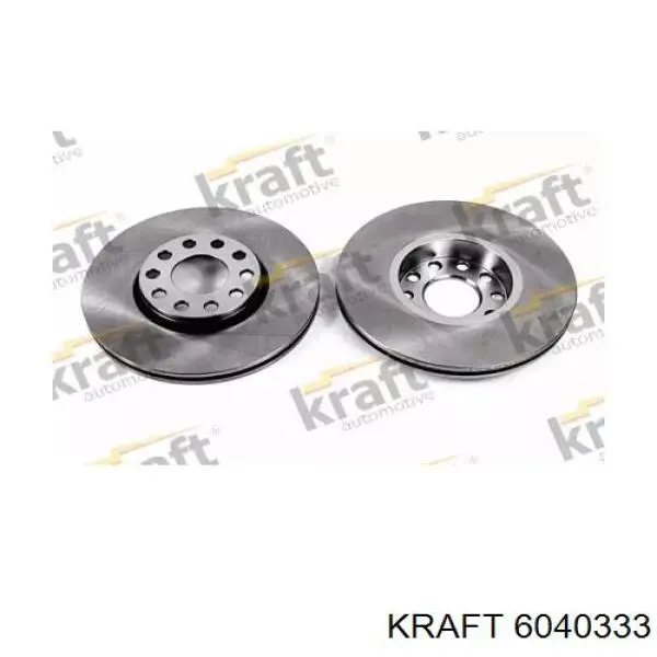 6040333 Kraft диск тормозной передний