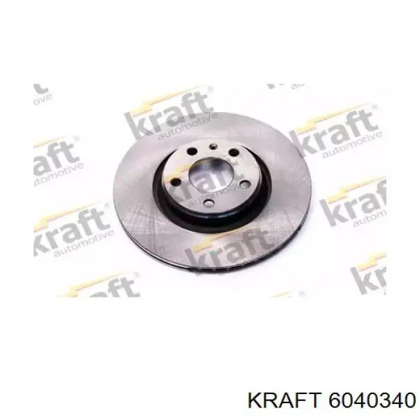 6040340 Kraft Диск тормозной передний