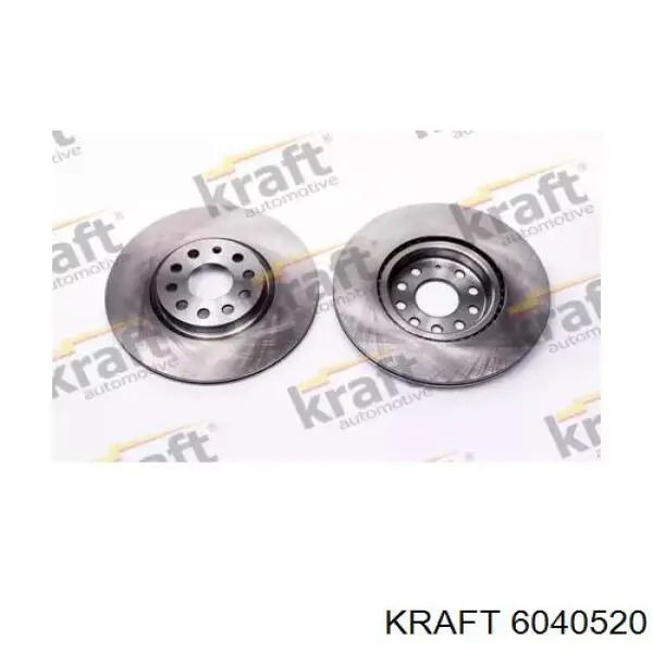 6040520 Kraft Диск тормозной передний