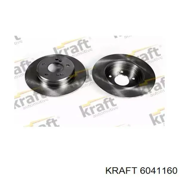 6041160 Kraft диск тормозной задний