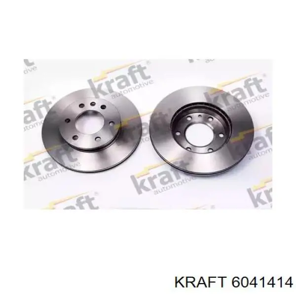 6041414 Kraft диск тормозной передний