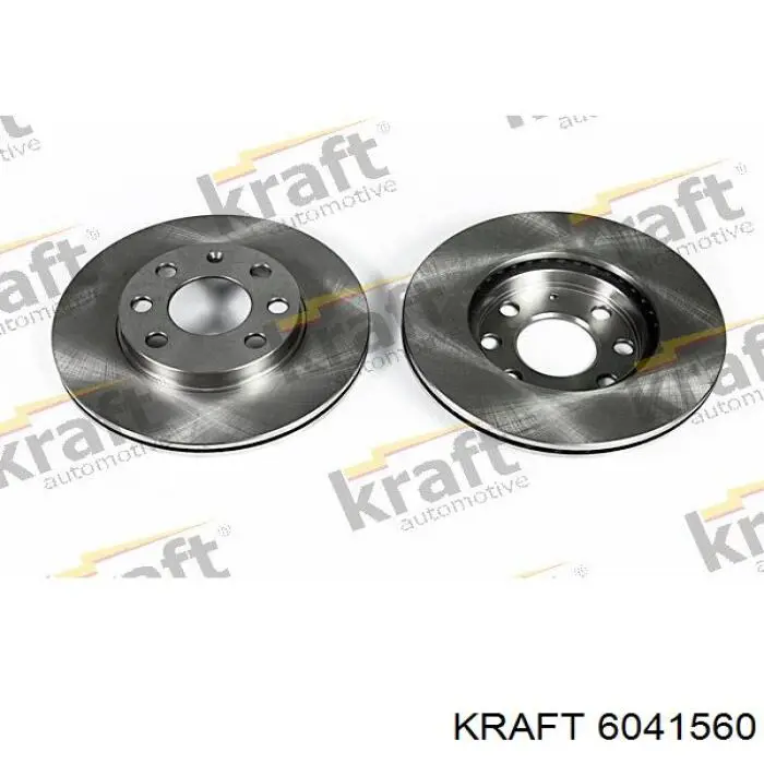 6041560 Kraft диск тормозной передний