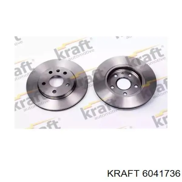 6041736 Kraft диск тормозной передний