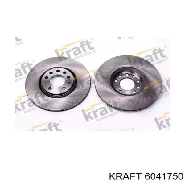 6041750 Kraft диск тормозной передний