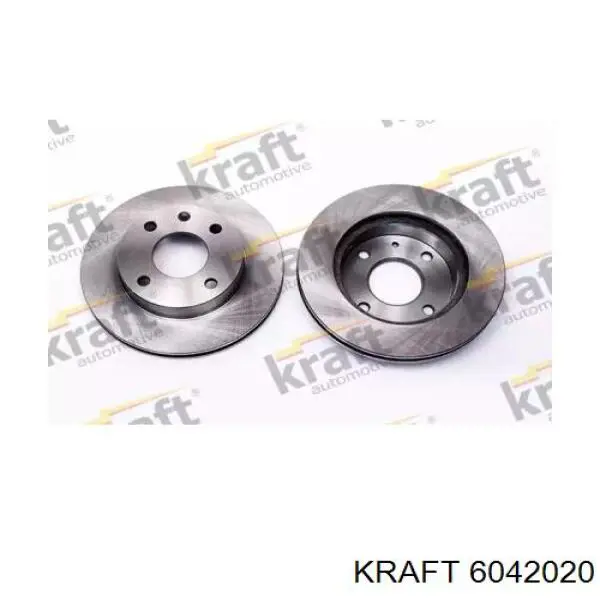6042020 Kraft диск тормозной передний