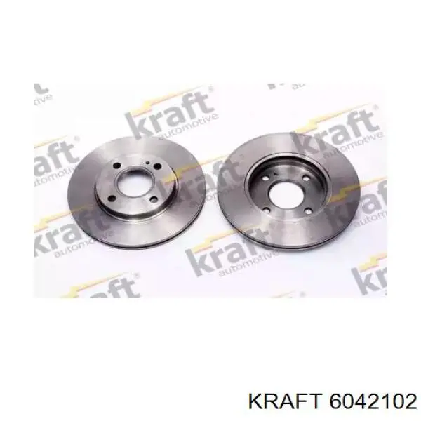 6042102 Kraft диск тормозной передний