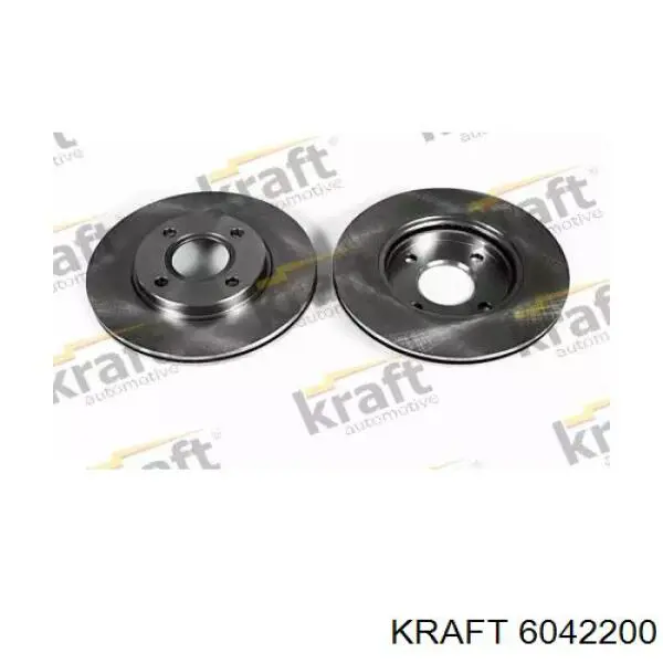 6042200 Kraft диск тормозной передний