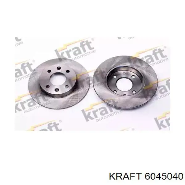 6045040 Kraft диск тормозной передний