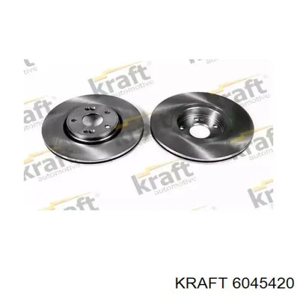 6045420 Kraft диск тормозной передний