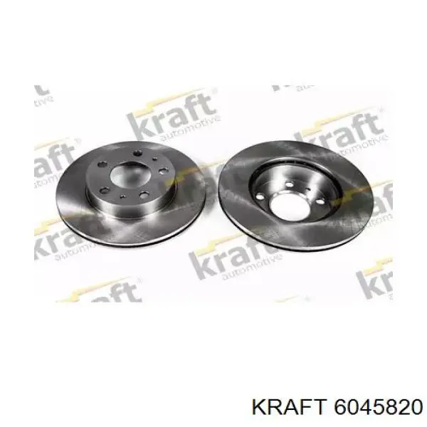 6045820 Kraft Диск тормозной передний