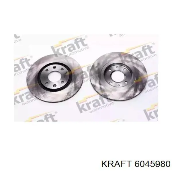 6045980 Kraft диск тормозной передний