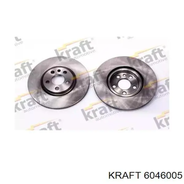 6046005 Kraft диск тормозной передний