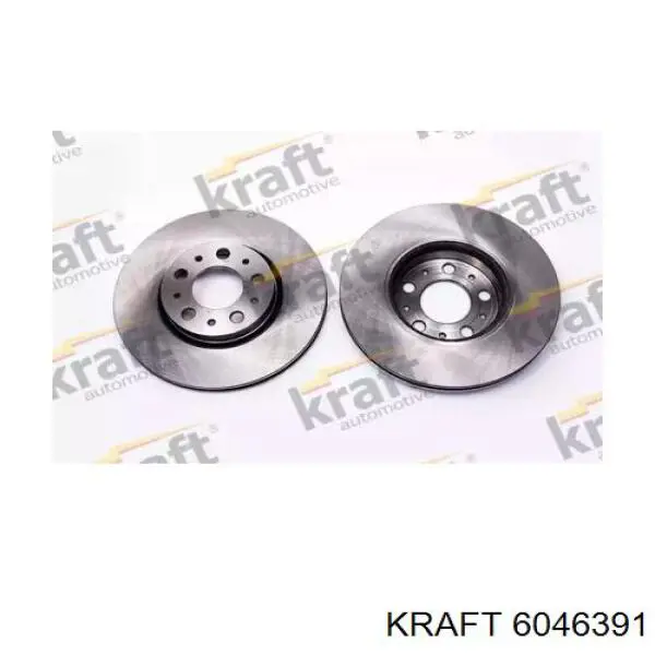 6046391 Kraft диск тормозной передний