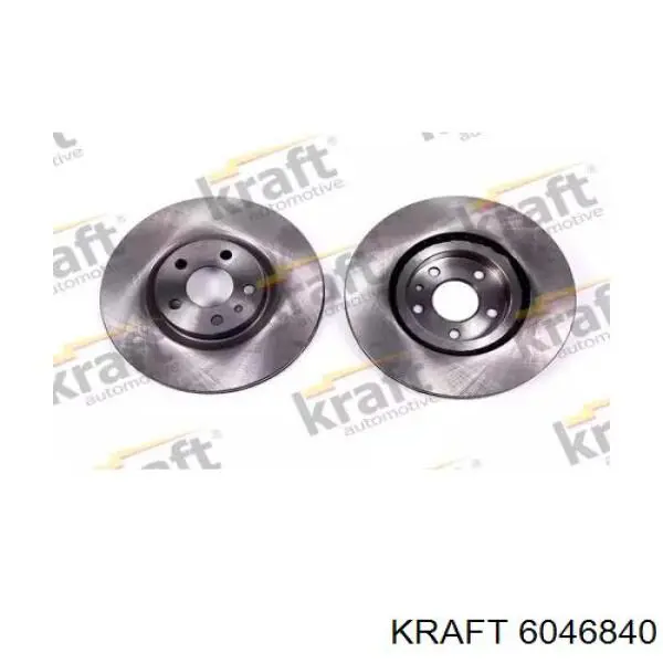 6046840 Kraft Диск тормозной передний