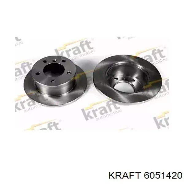 Диск тормозной задний KRAFT 6051420