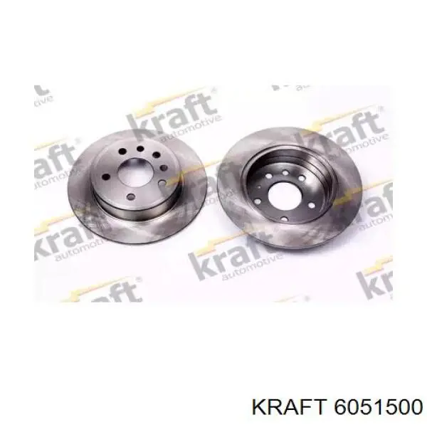 6051500 Kraft диск тормозной передний
