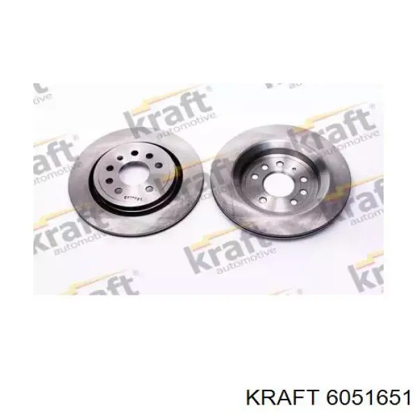 Диск тормозной задний KRAFT 6051651