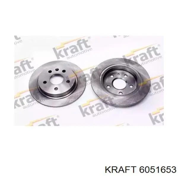 Диск тормозной задний KRAFT 6051653