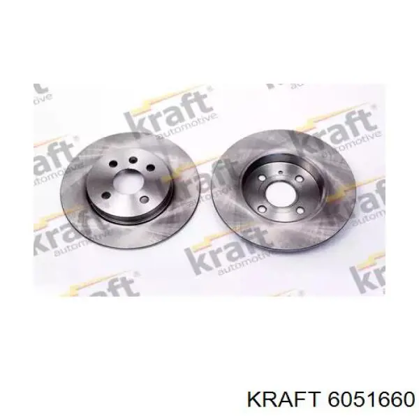 6051660 Kraft диск тормозной задний