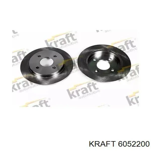6052200 Kraft диск тормозной задний