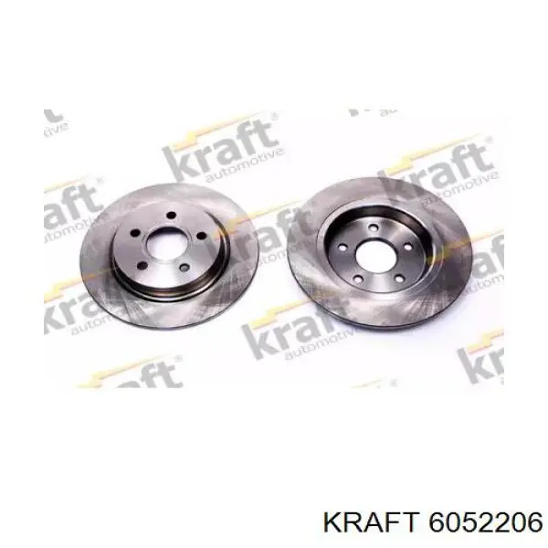 6052206 Kraft диск тормозной задний