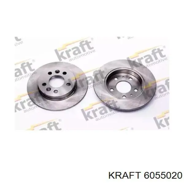 6055020 Kraft диск тормозной задний