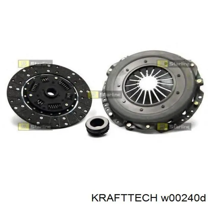 Комплект сцепления KRAFTTECH W00240D