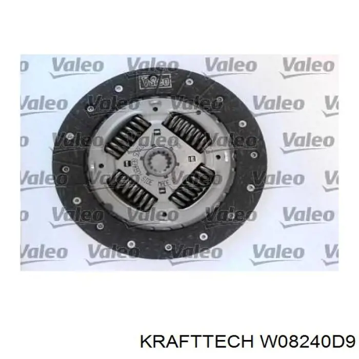 Комплект сцепления (3 части) Krafttech W08240D9 цена, от 206.95 USD