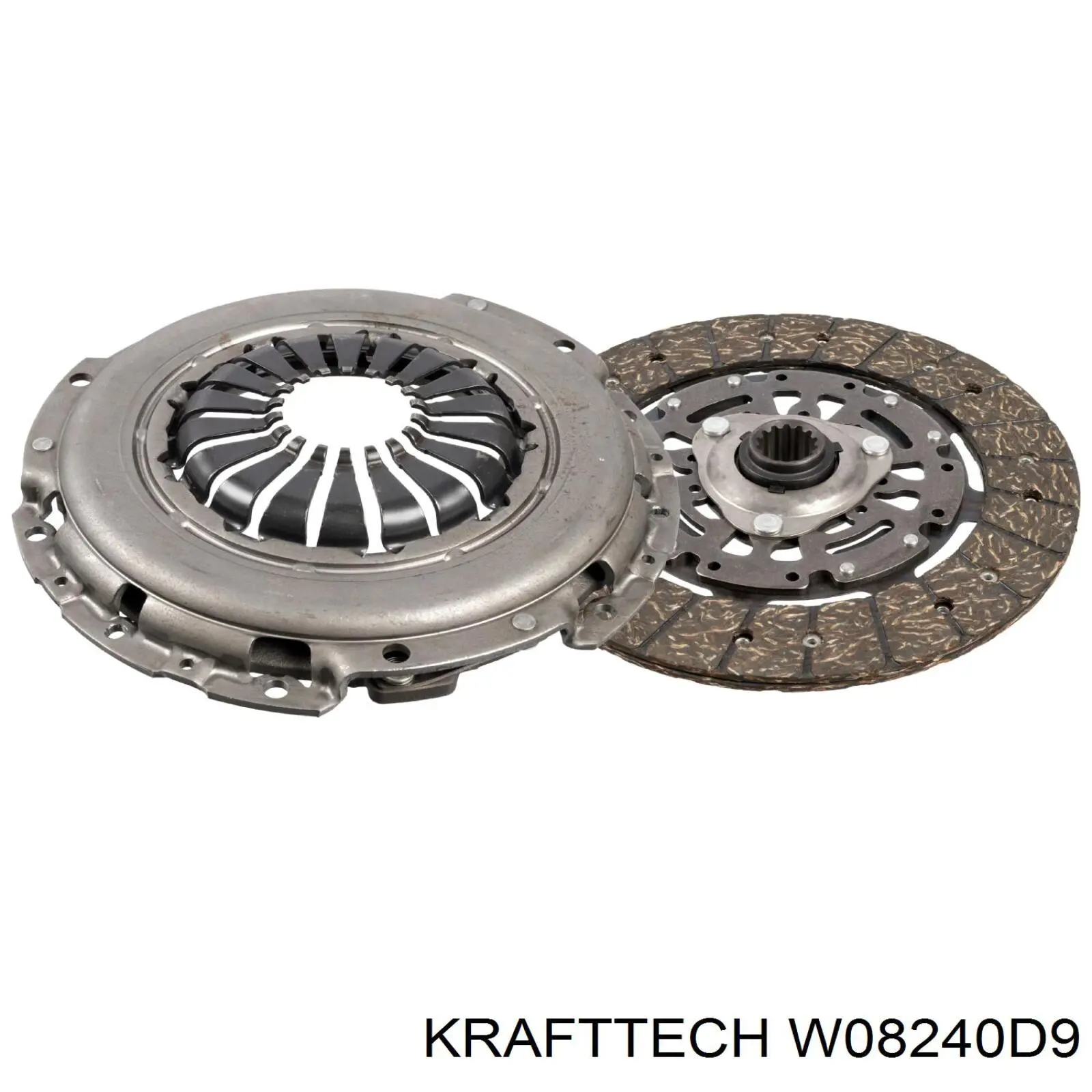 W08240D9 Krafttech Сцепление в сборе