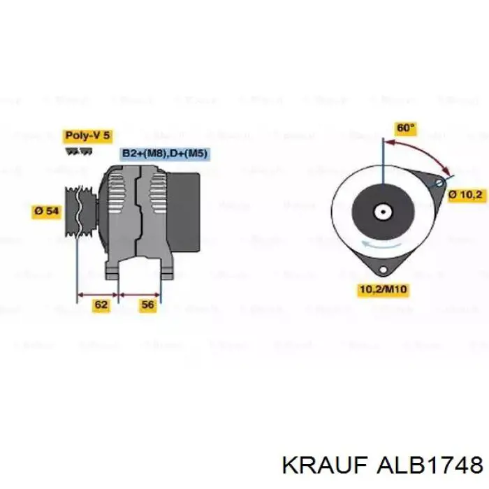 ALB1748 Krauf генератор