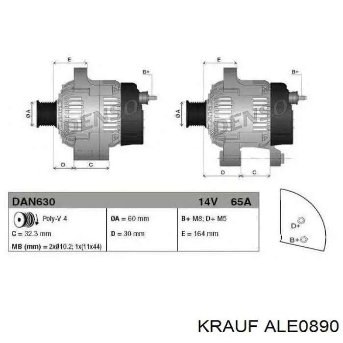 ALE0890 Krauf генератор