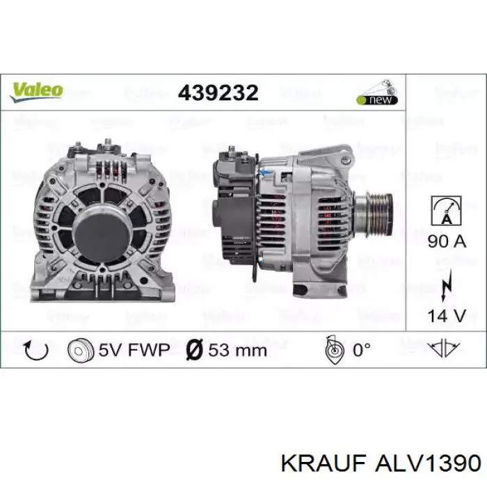 ALV1390 Krauf генератор