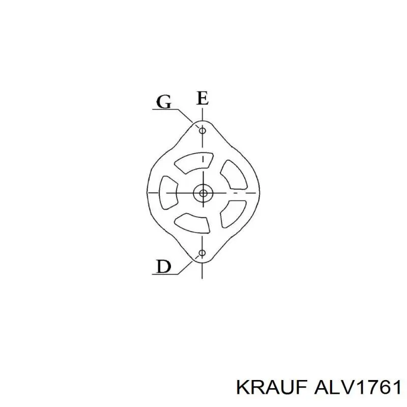 Генератор ALV1761 Krauf