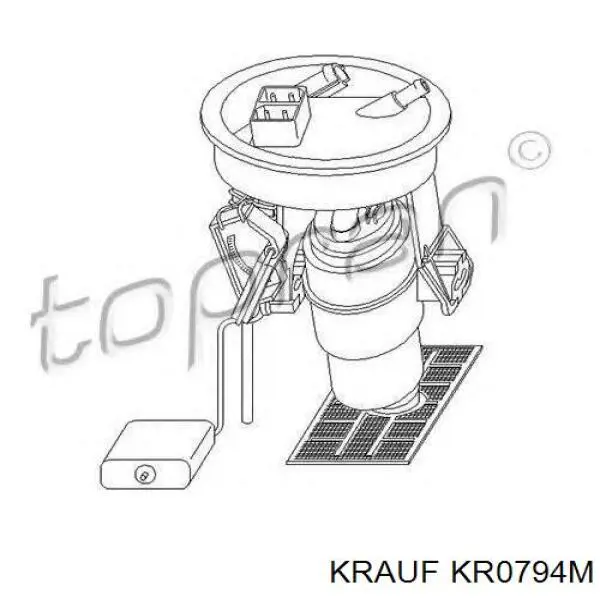 Колодки Krauf KR0794M цена, от 22.42 USD