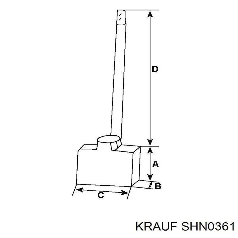 Купить 688207 WAI Щетки стартера
