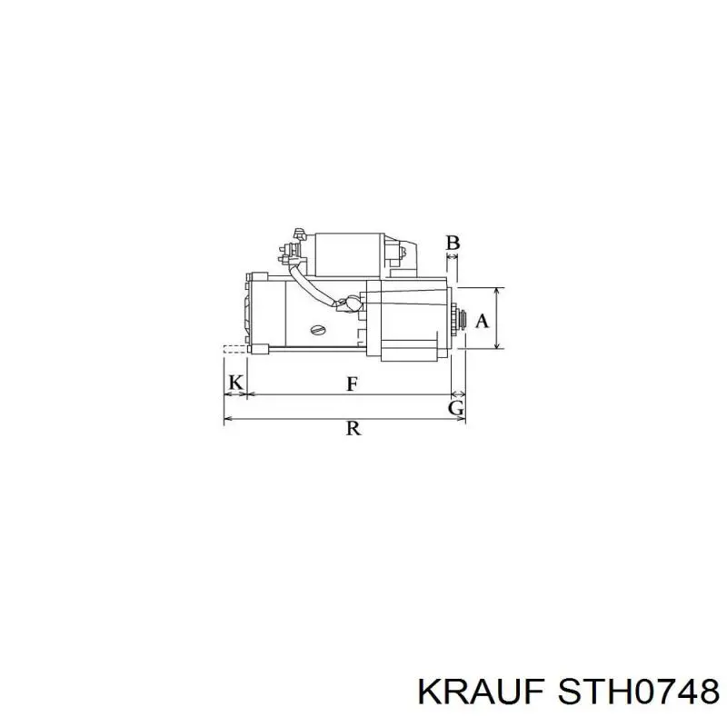 Стартер STH0748 Krauf