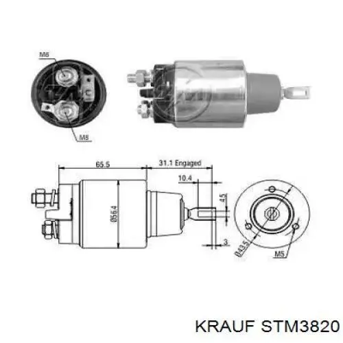 Стартер STM3820 Krauf