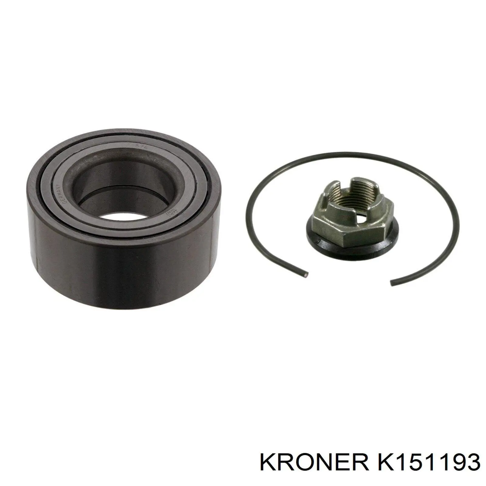 K151193 Kroner подшипник ступицы передней