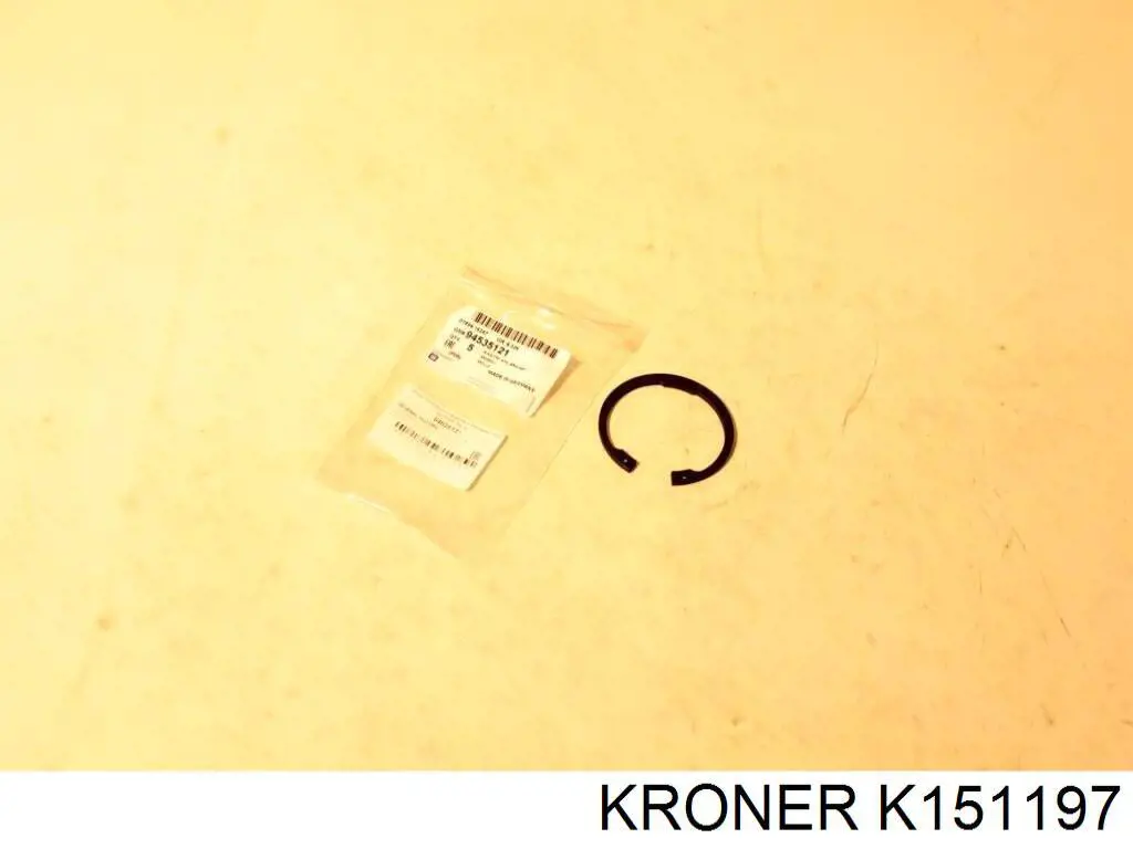 K151197 Kroner подшипник ступицы передней
