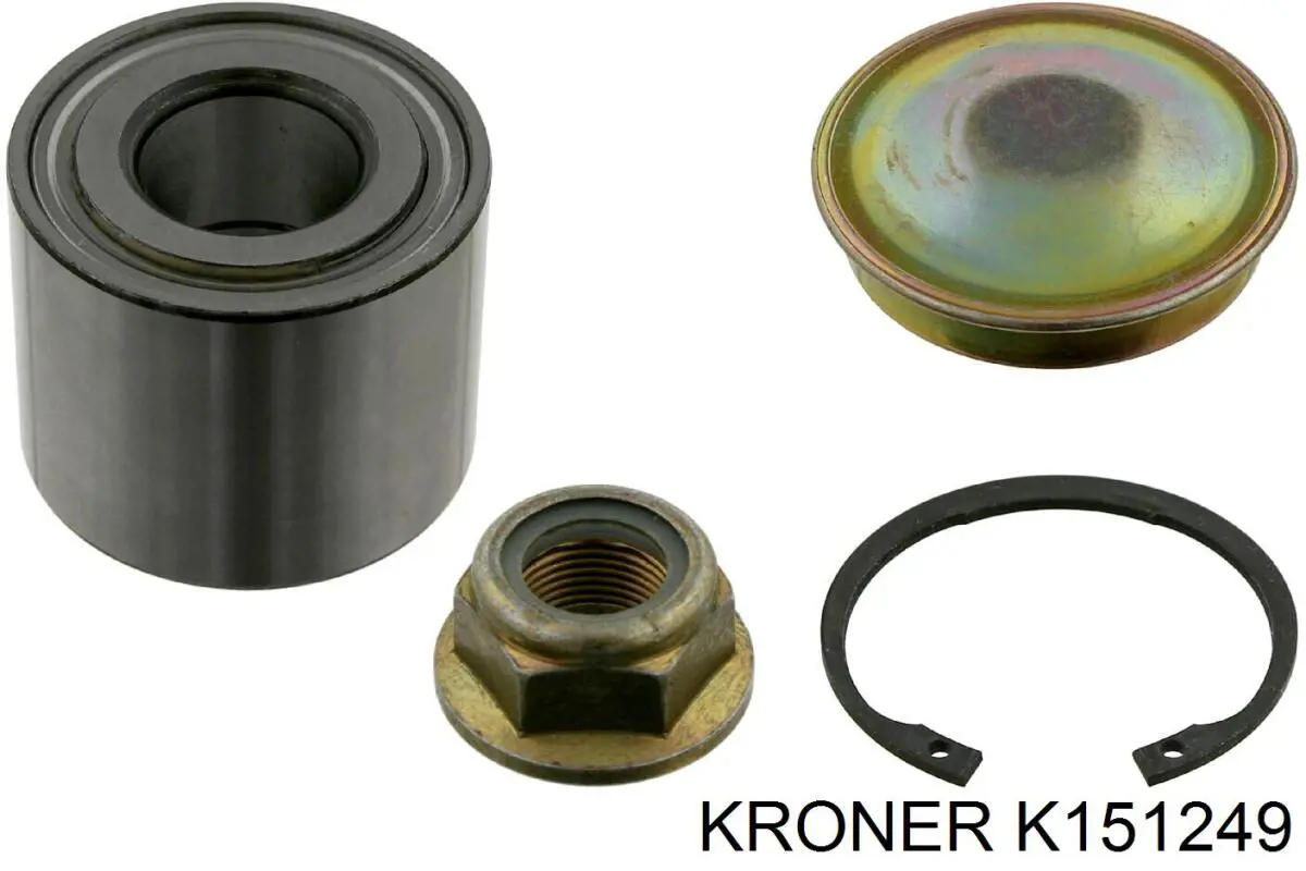 K151249 Kroner подшипник ступицы задней