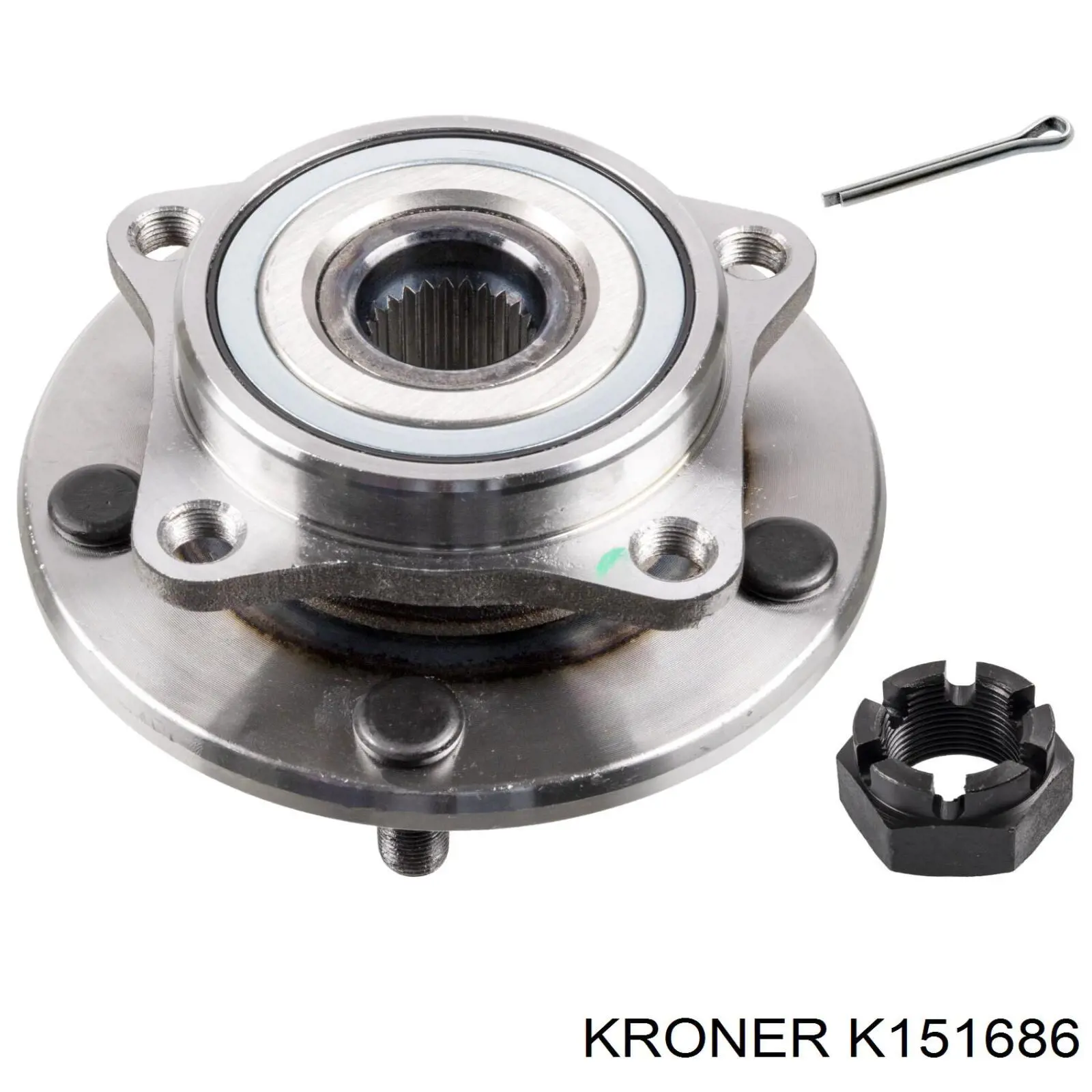 K151686 Kroner подшипник ступицы передней