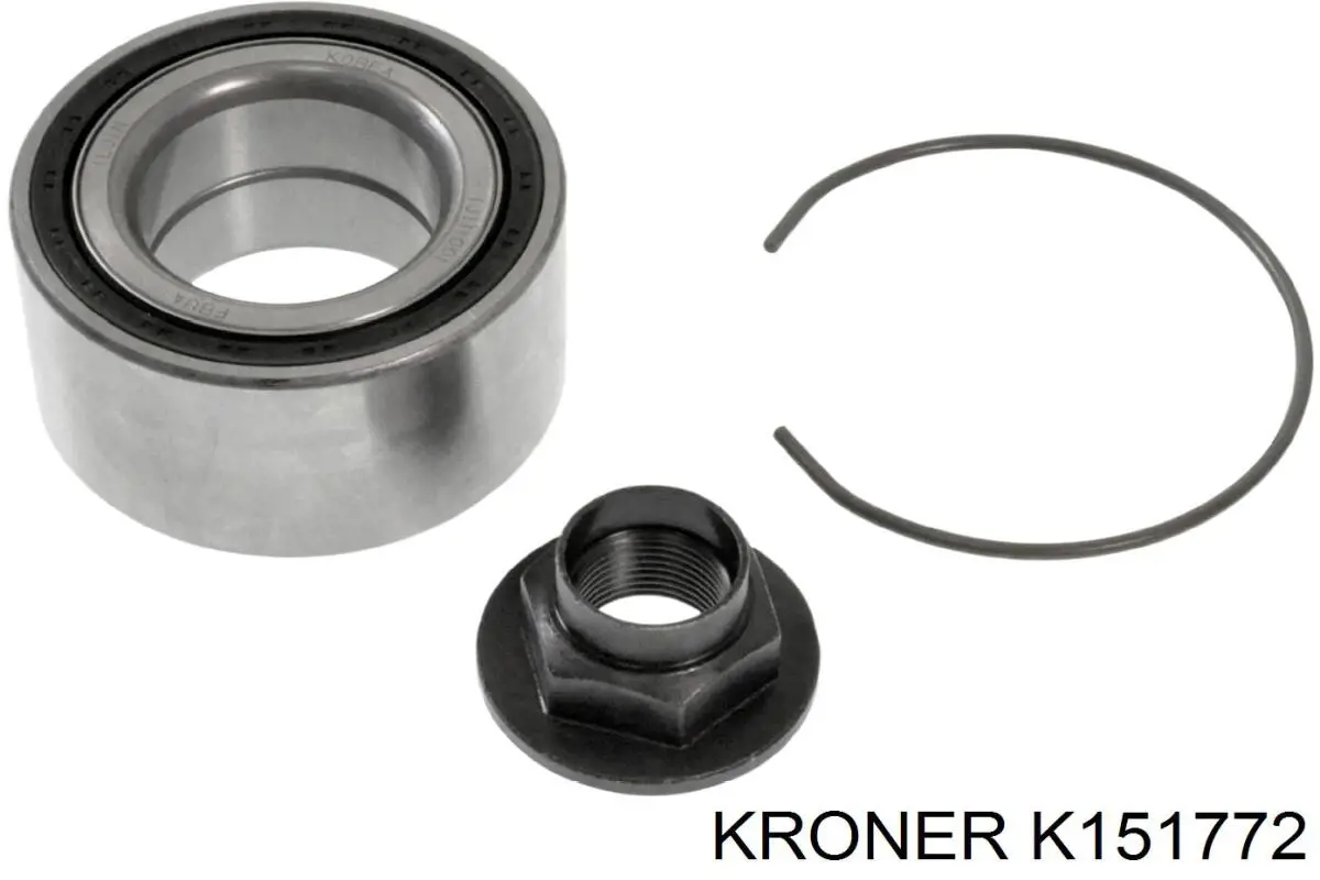 K151772 Kroner подшипник ступицы передней