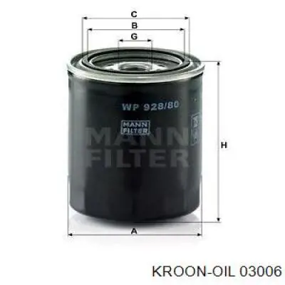 Купить 03006 Kroon OIL 